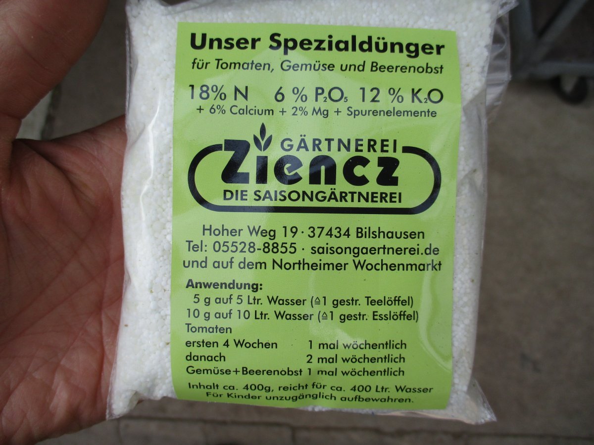 Biopon Tomatendünger NPK - 3kg Spezialdünger Für Tomaten Gurken Gemüse